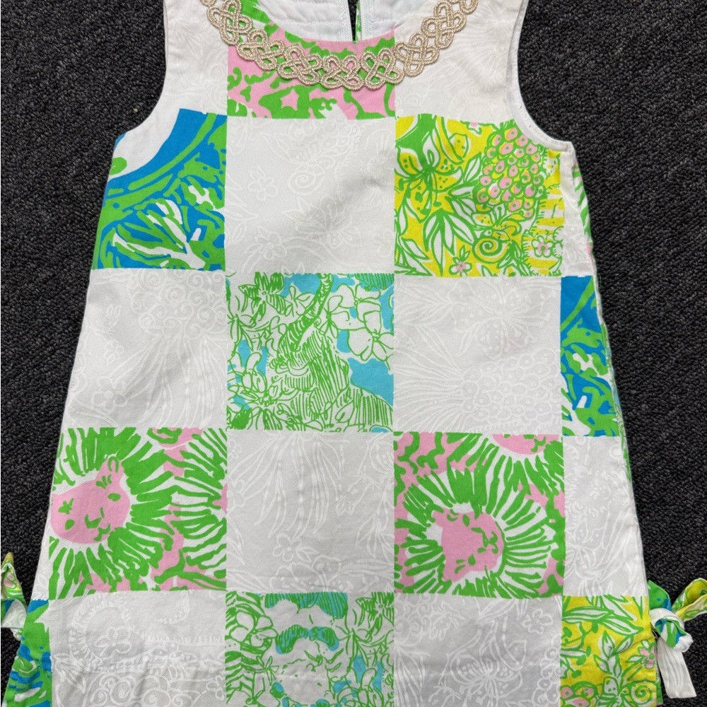 Colorful Patchwork Sleeveless Dress